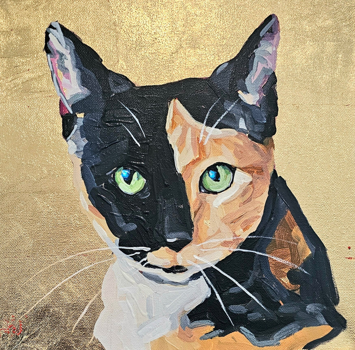 1 Pet-Gilded (12"x12" Canvas)