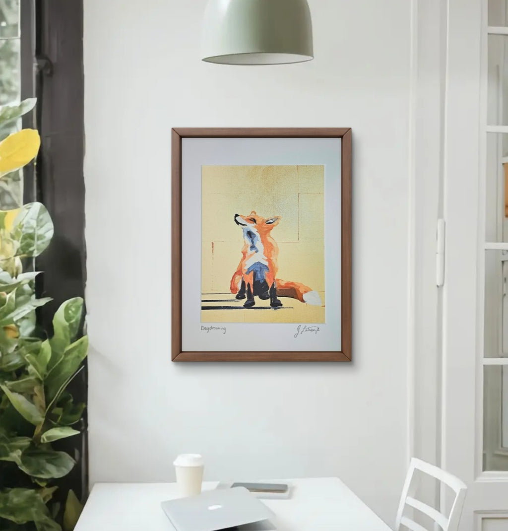 Print - Fox - Daydreaming