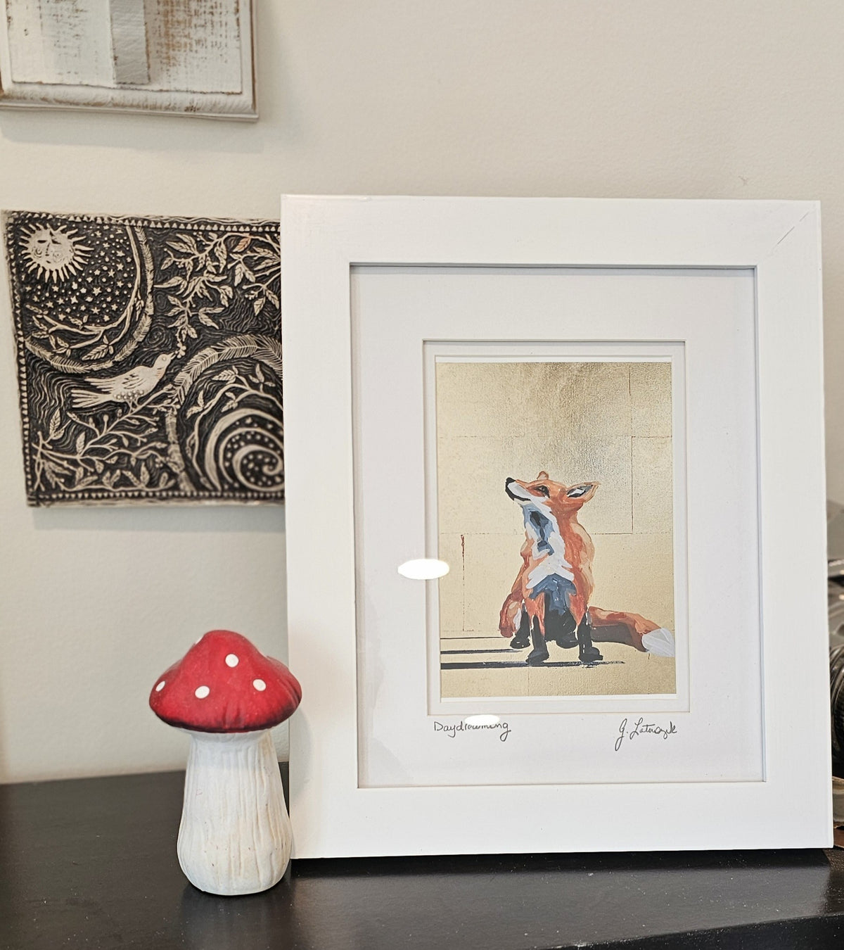 Print - Fox - Daydreaming