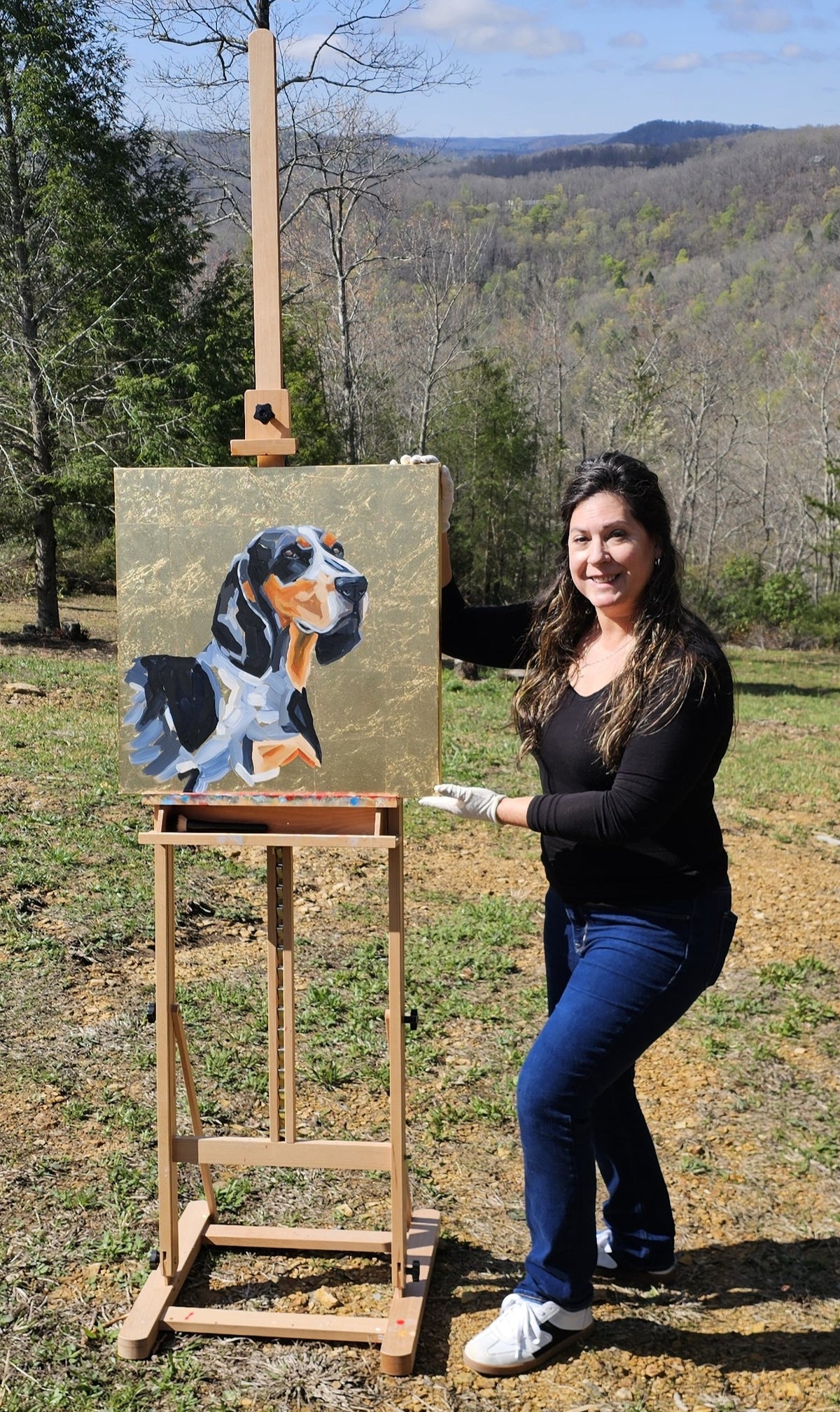 1 Pet-Gilded (24"x24" Canvas)