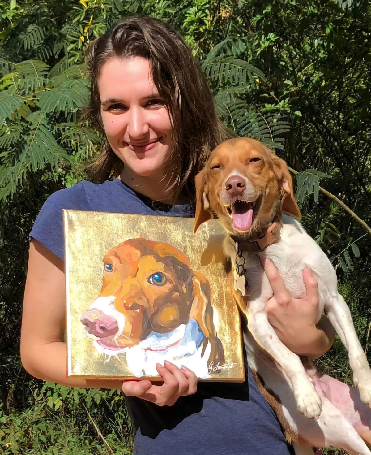 1 Pet-Gilded (12"x12" Canvas)