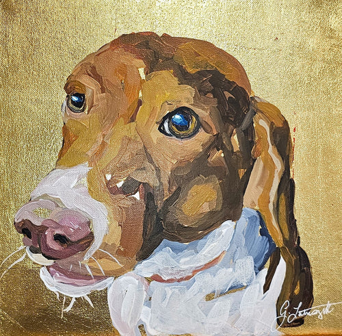 1 Pet-Gilded (12"x12" Canvas)
